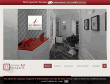 Tablet Screenshot of jsmadja-avocat.com